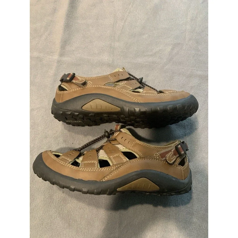 Dockers Sandal Shoes Men Size 10M Brown Fisherman Water Hiking Trail Casual